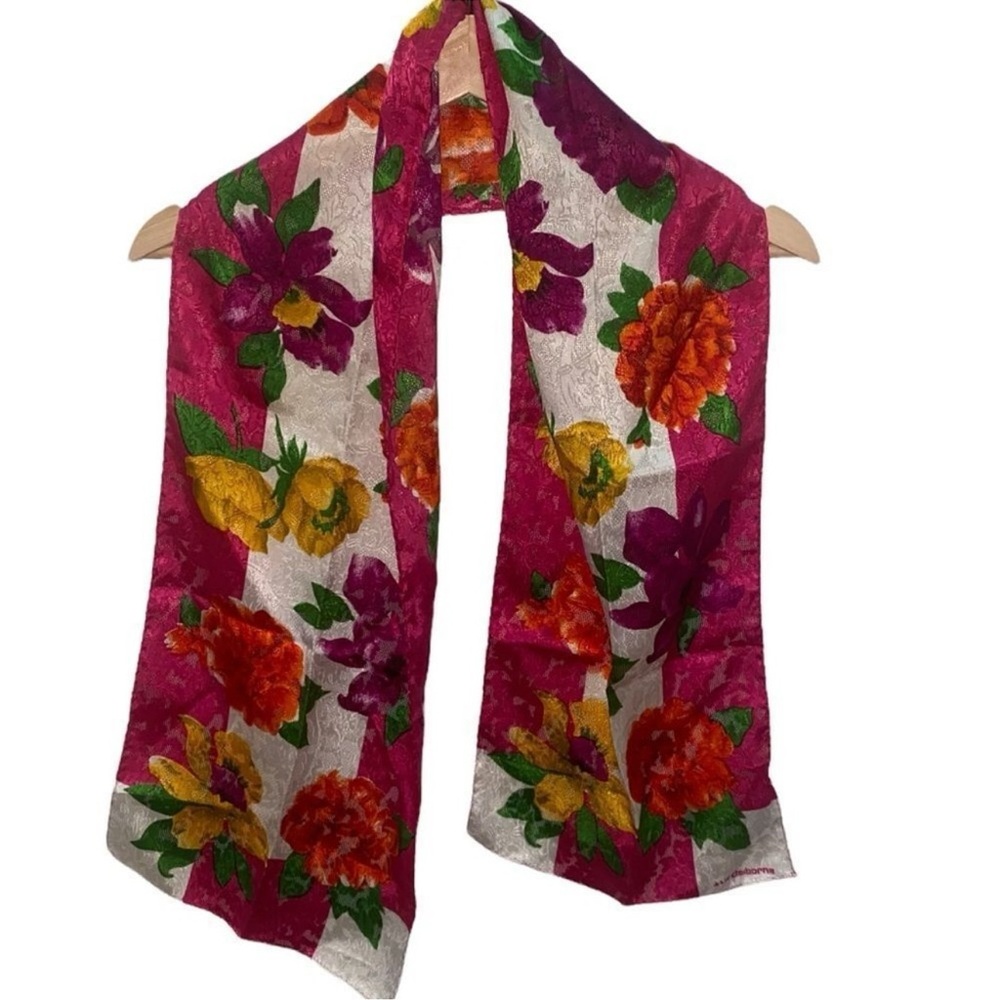 LIZ CLAIBORNE Women's Polyester Floral Scarf